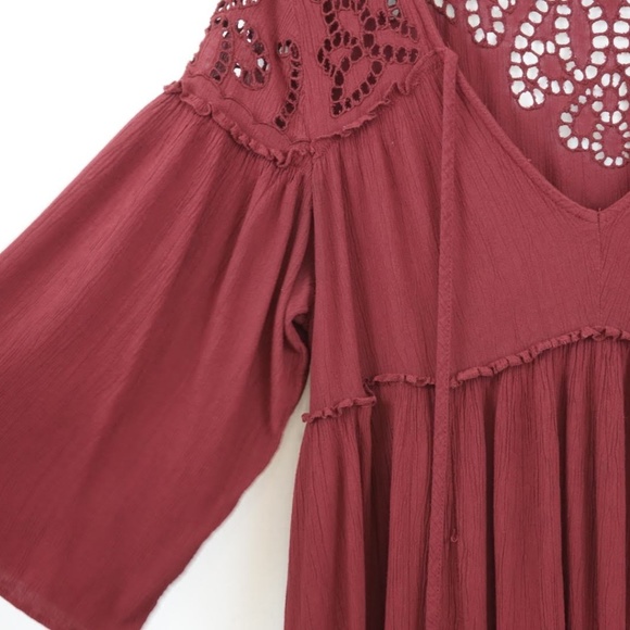 American Eagle Flowy Boho Summer Dress - Picture 5 of 8